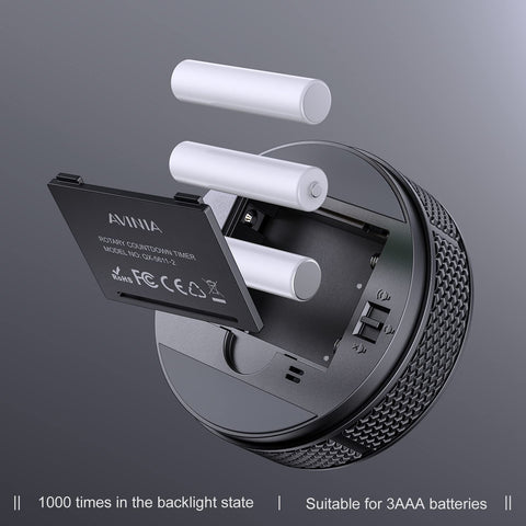 AVINIA timer offers three-level brightness for comfortable viewing in any light