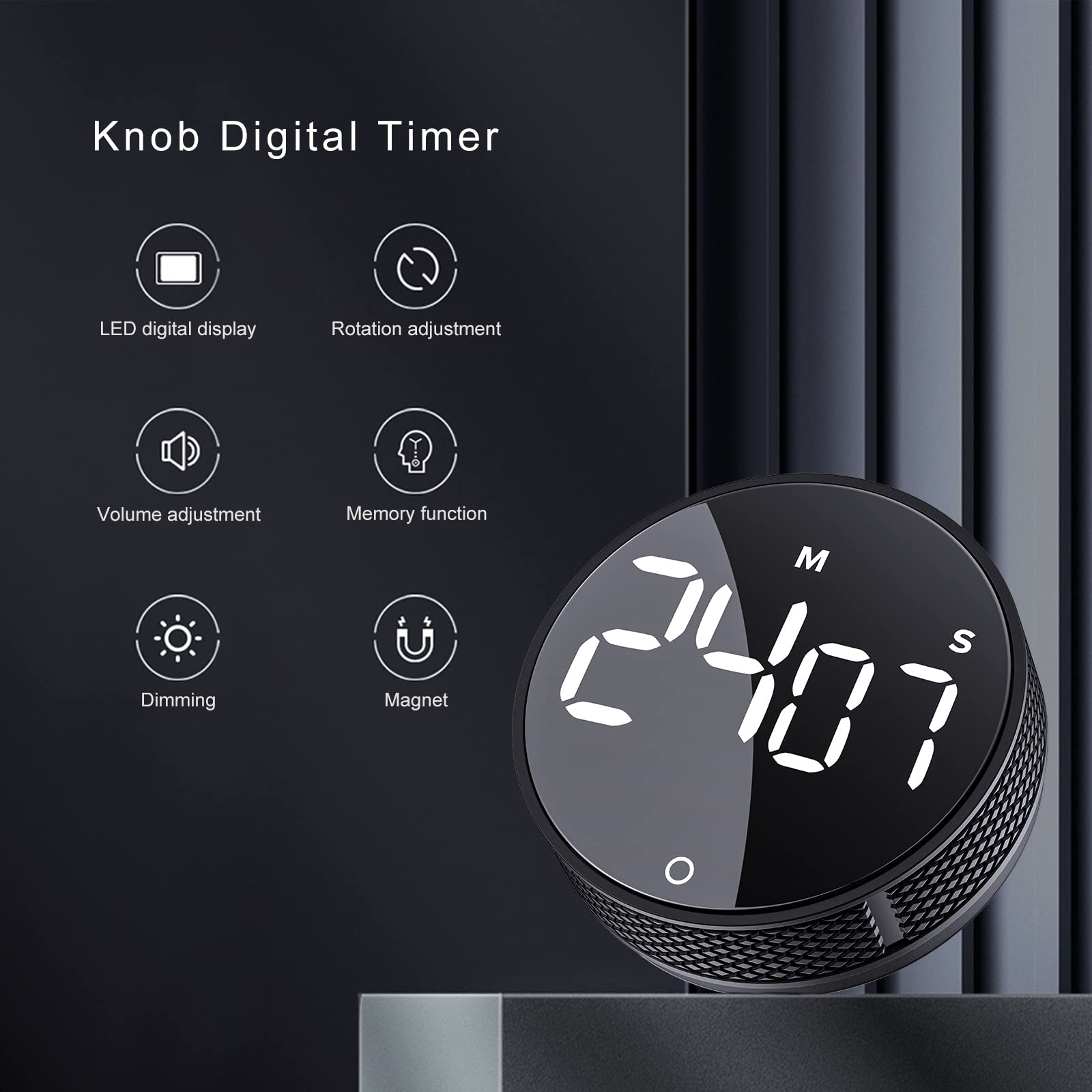 AVINIA timer demonstrates twist-dial ease for quick timing in kitchen or classroom