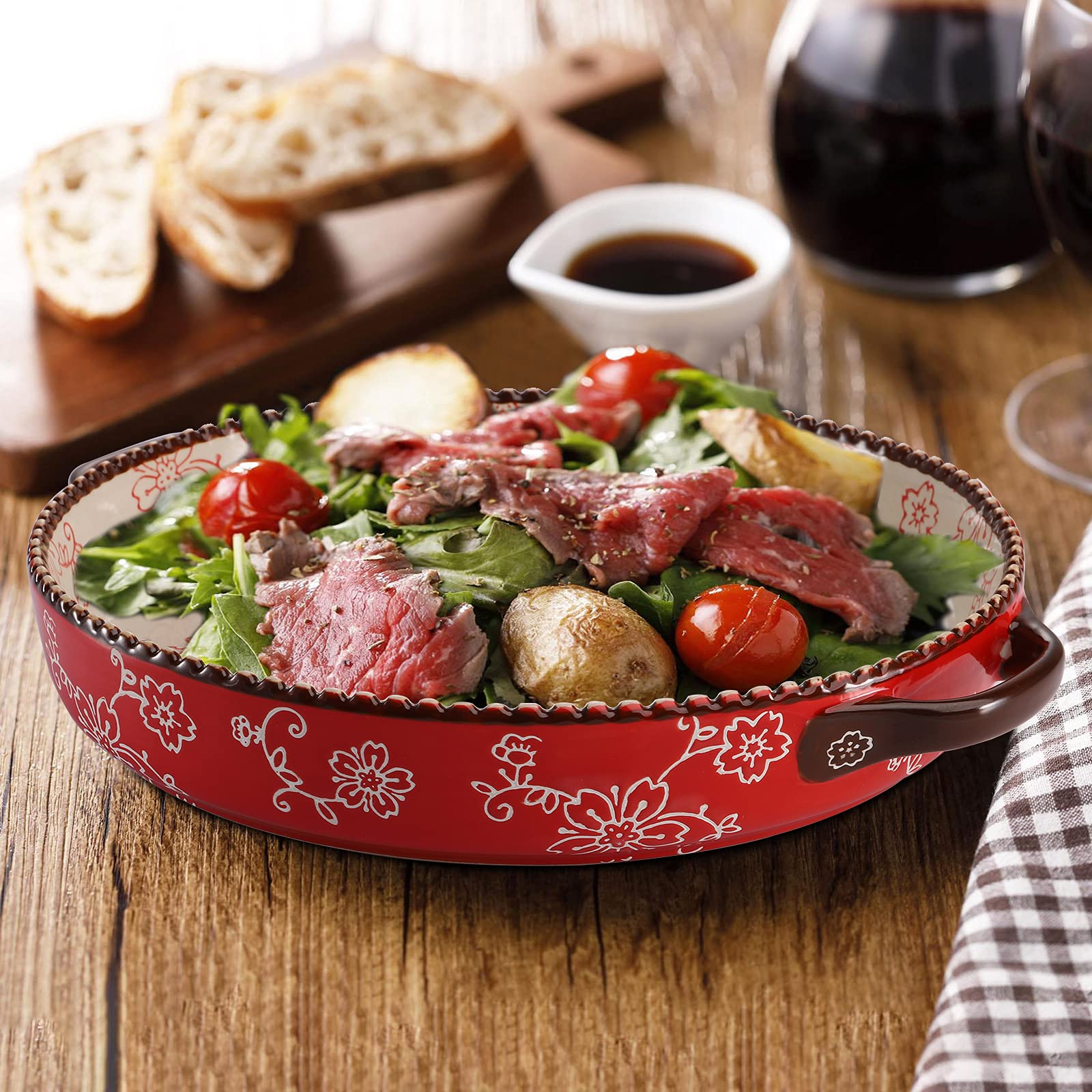 AVLA Sakura Red gift-ready bakeware set for housewarmings and celebrations
