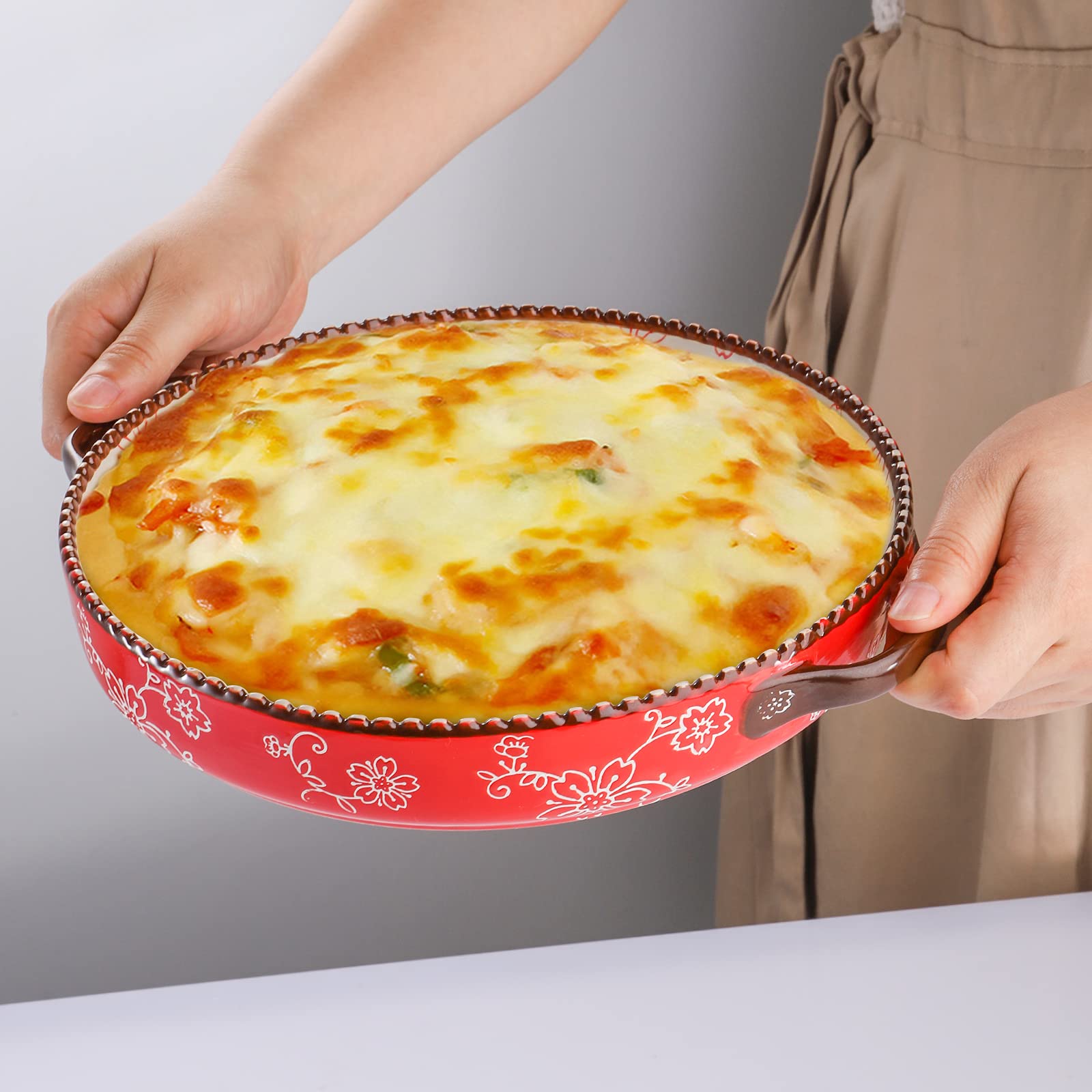 AVLA 2-pack ideal for pies, lasagna, and family meals