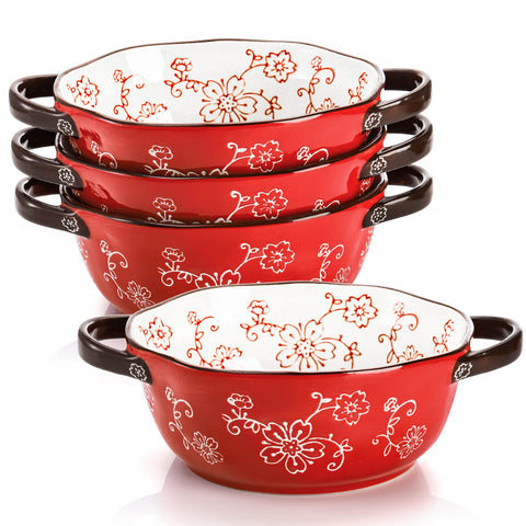 AVLA classic pattern bowls brighten table settings with durability.