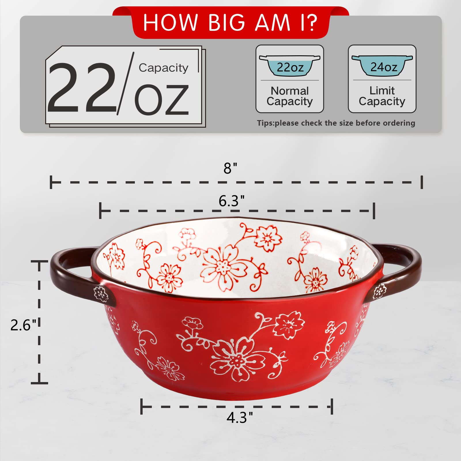 AVLA double-handle bowls with balanced lifting and contemporary design.