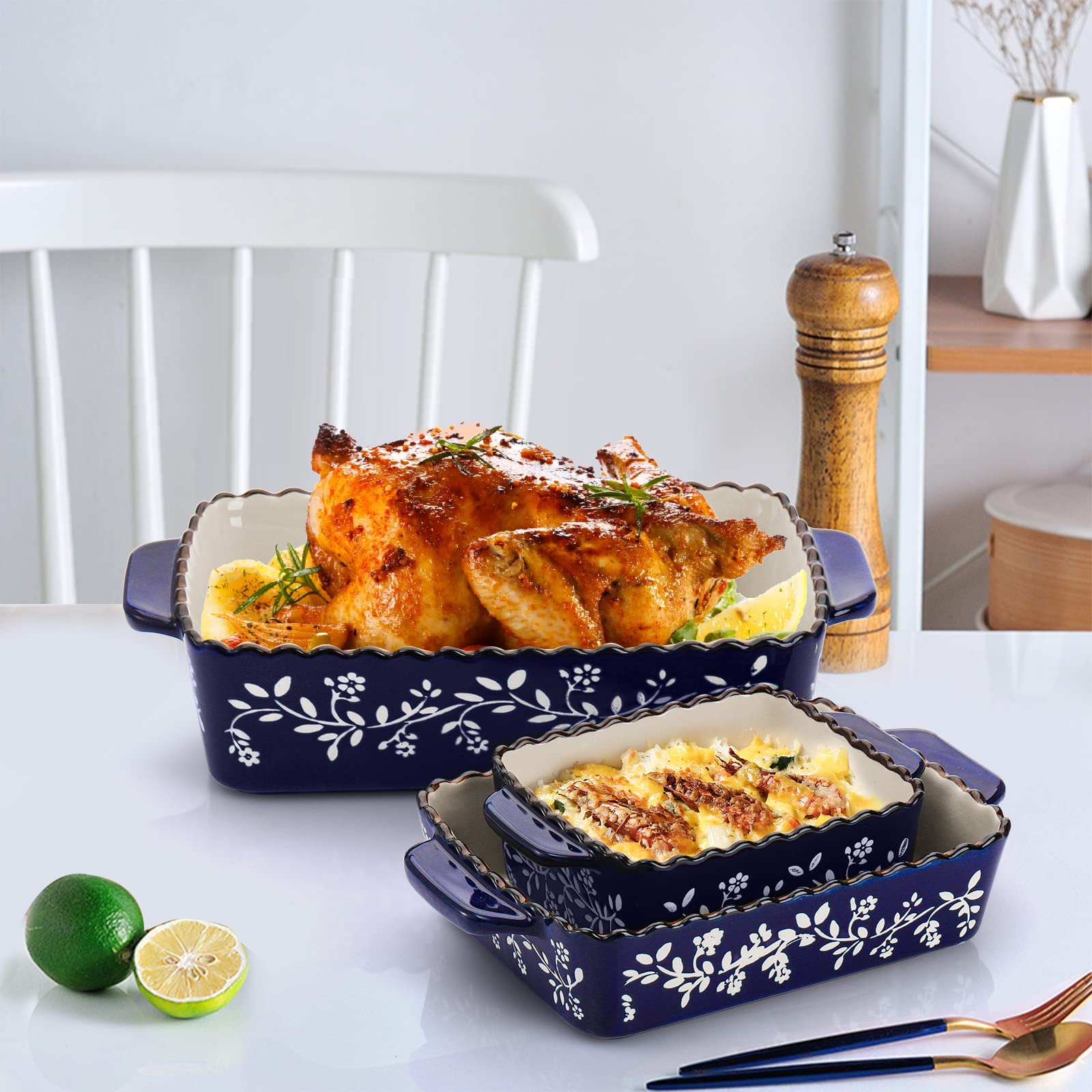 Durable AVLA ceramic resists odors and scratches for long-lasting kitchenware.