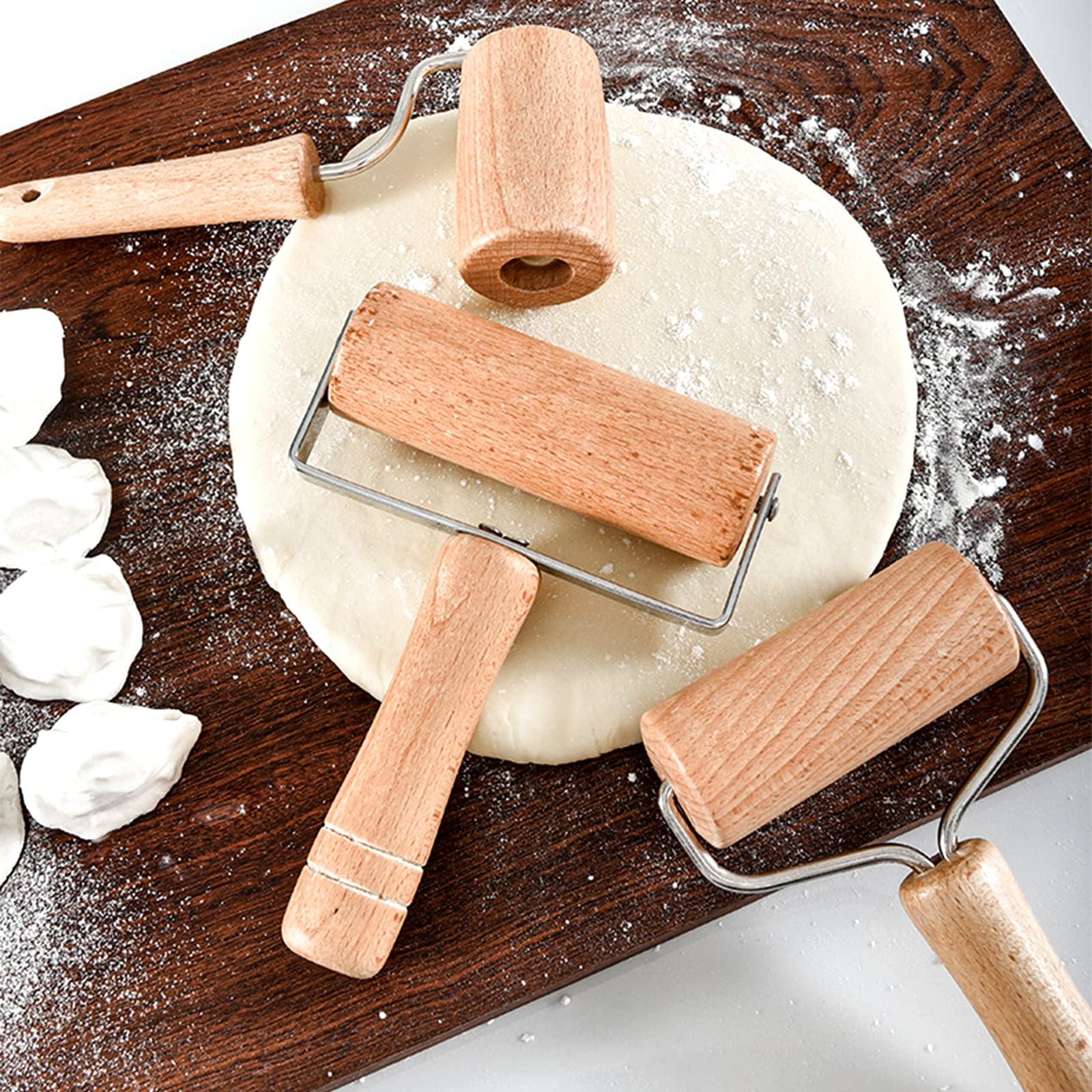 AVLA pizza dough roller aiding uniform thickness in baking