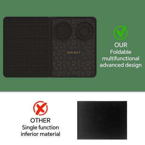 AVlovasd Bar Mat Easy Clean supports quick washing after use.