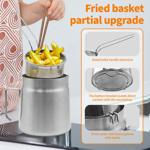 AVOWB.T.Q fine mesh filter captures particles for cleaner oil and better taste