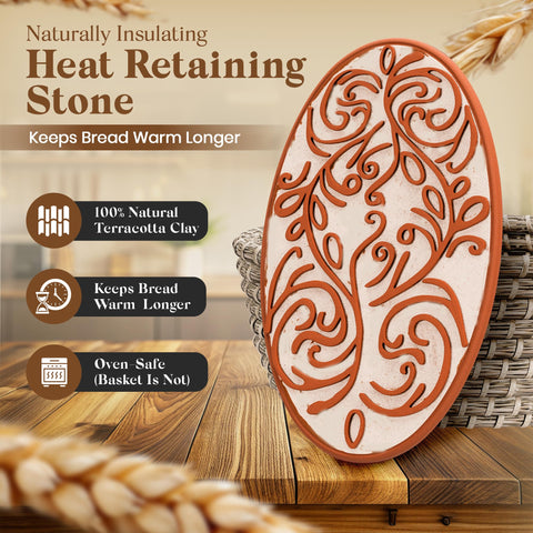 AVVNTR hand-woven bread basket close-up shows craft and heat retention