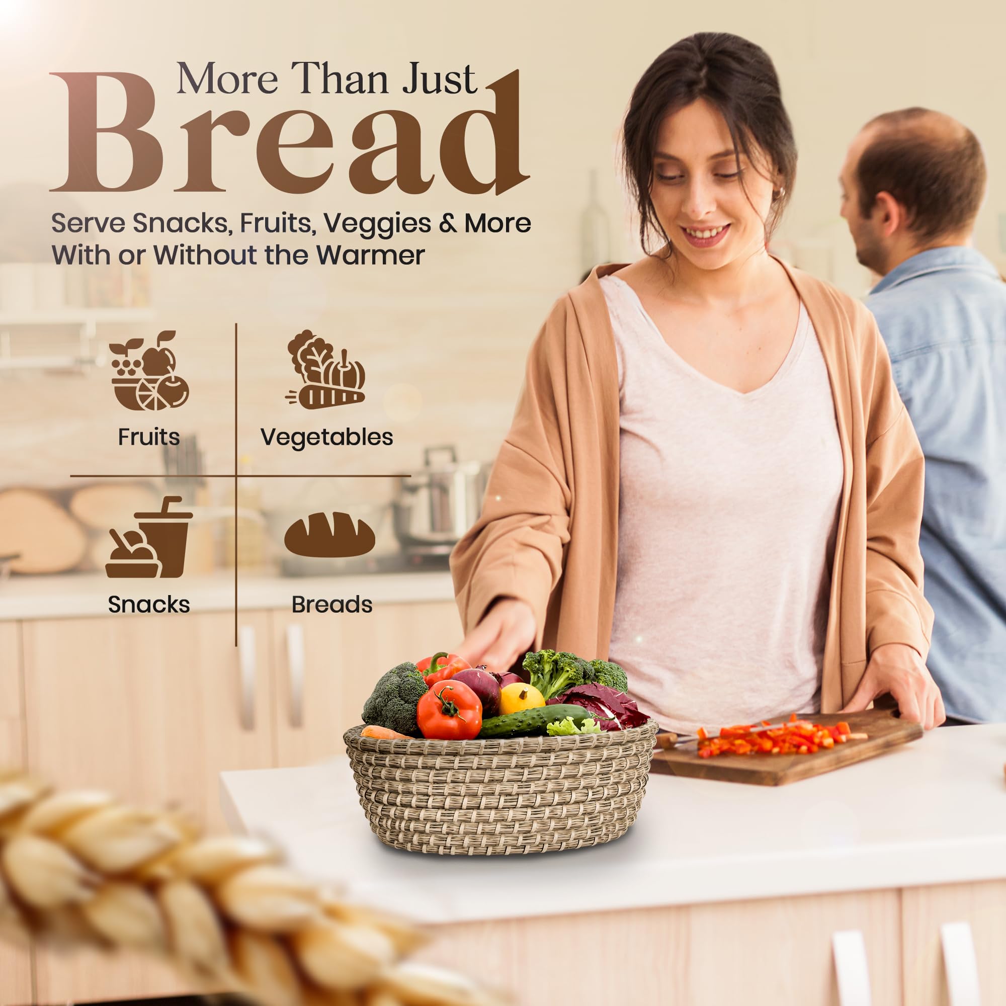 AVVNTR multi-use warming stone suits tortillas and muffins