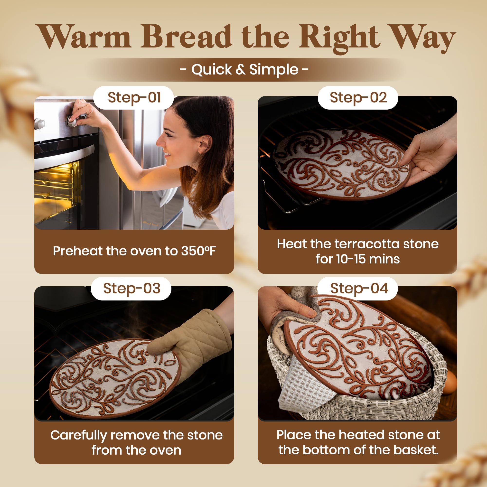 AVVNTR serving bread setup enhances meals with warm, fresh bread