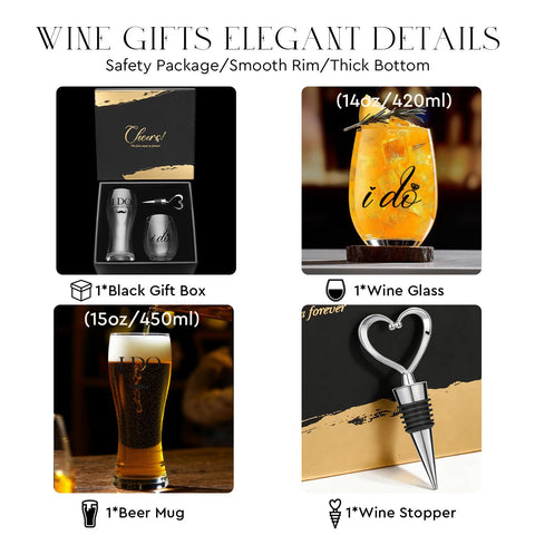 AW BRIDAL secure packaging protects glasses during gifting