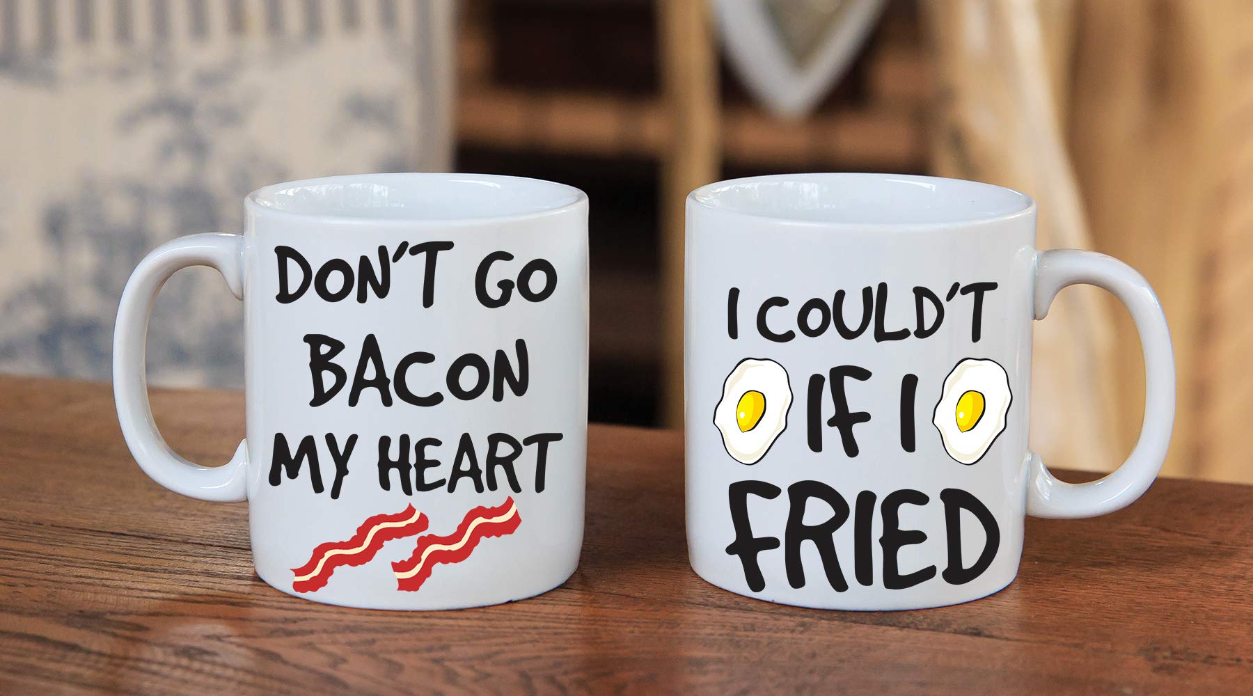 AW Fashions Don't Go Bacon My Heart mug dishwasher safe for easy everyday use