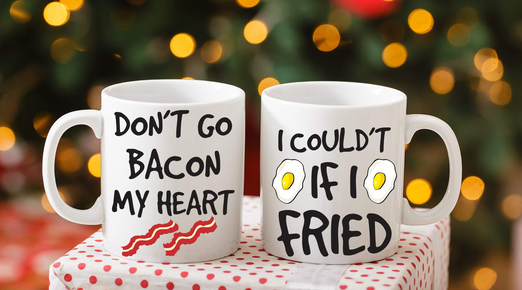 AW Fashions Don't Go Bacon My Heart mug gift-ready packaging