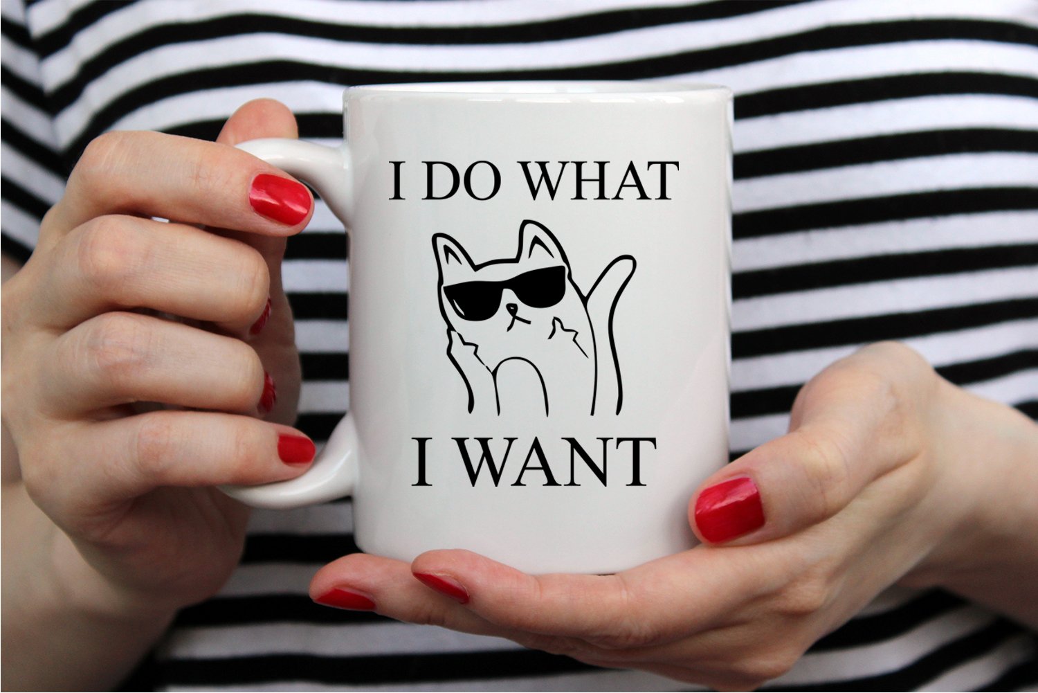 AW Fashions Grumpy Cat Mug dishwasher-safe, keeps print bright after many uses