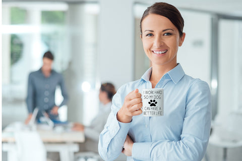 AW Fashions morning coffee routine mug for dog lovers