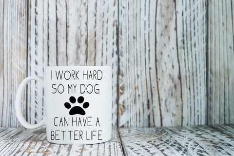 AW Fashions premium stoneware mug close-up showing durable glaze