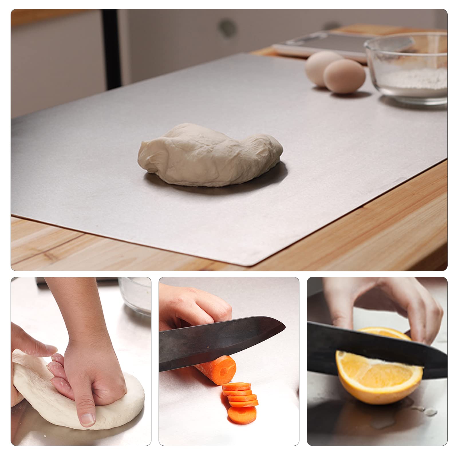 Awagas cutting board is dishwasher safe for quick cleanup.