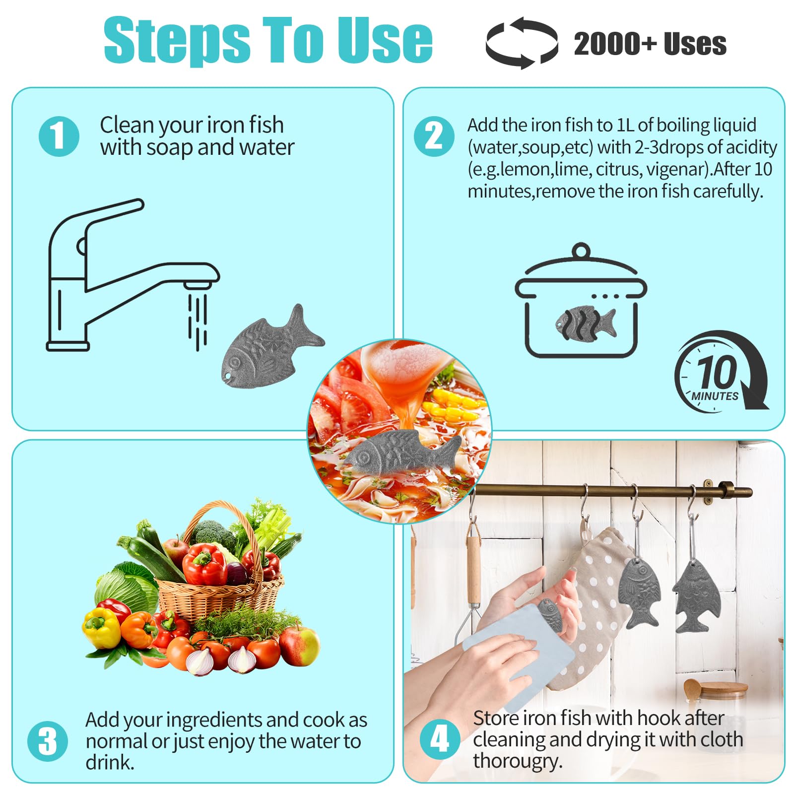 Awaiymi iron fish used in family meals for steady everyday cooking