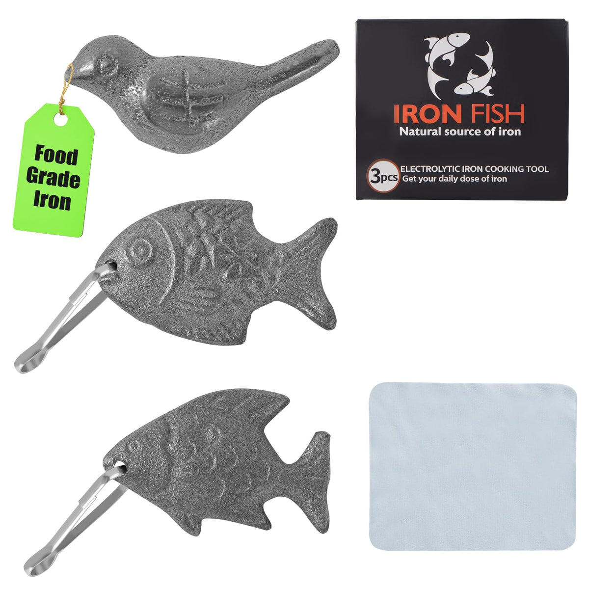 Awaiymi iron fish in a cooking pot enhancing iron intake during meals
