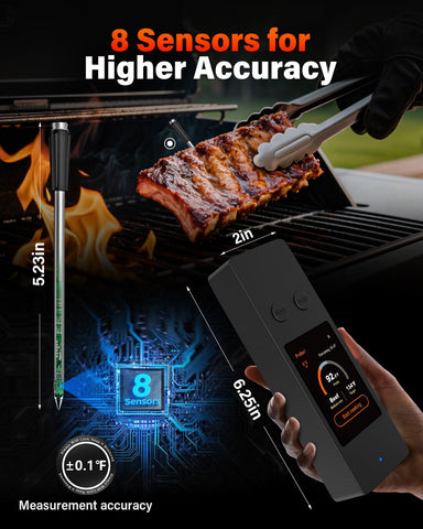 AWLKIM long-range Bluetooth supports outdoor grilling up to 800 ft
