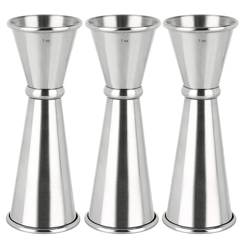 Awpeye double jigger shows 1 oz and 2 oz measurements for precise cocktails.