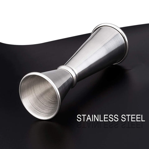 Awpeye dishwasher-safe jigger set resists rust for long-lasting service.