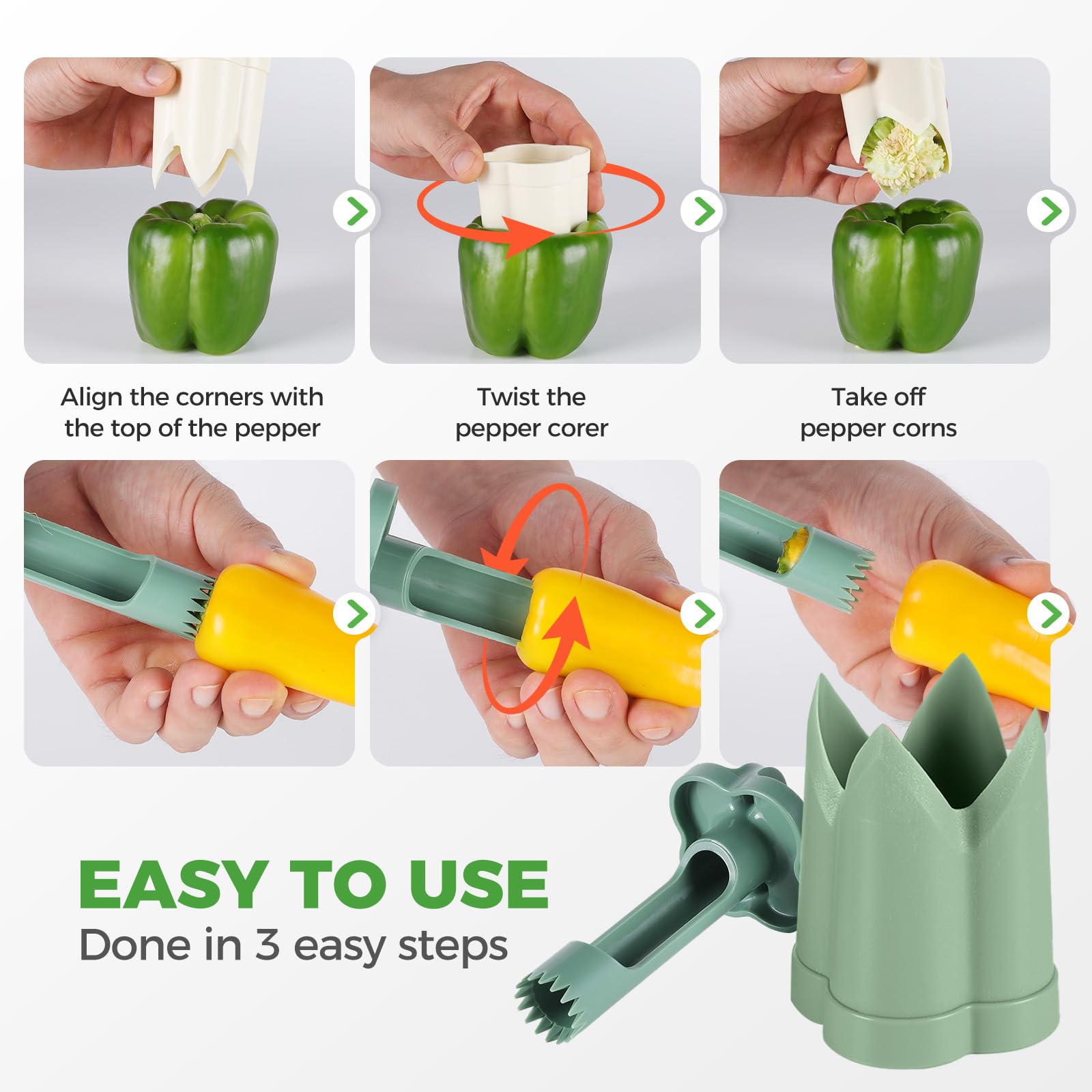 awrose premium ABS material ensures durability and dishwasher-safe cleanup