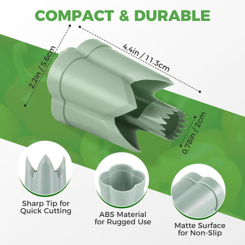awrose ergonomic grip helps steady slices even with greasy hands