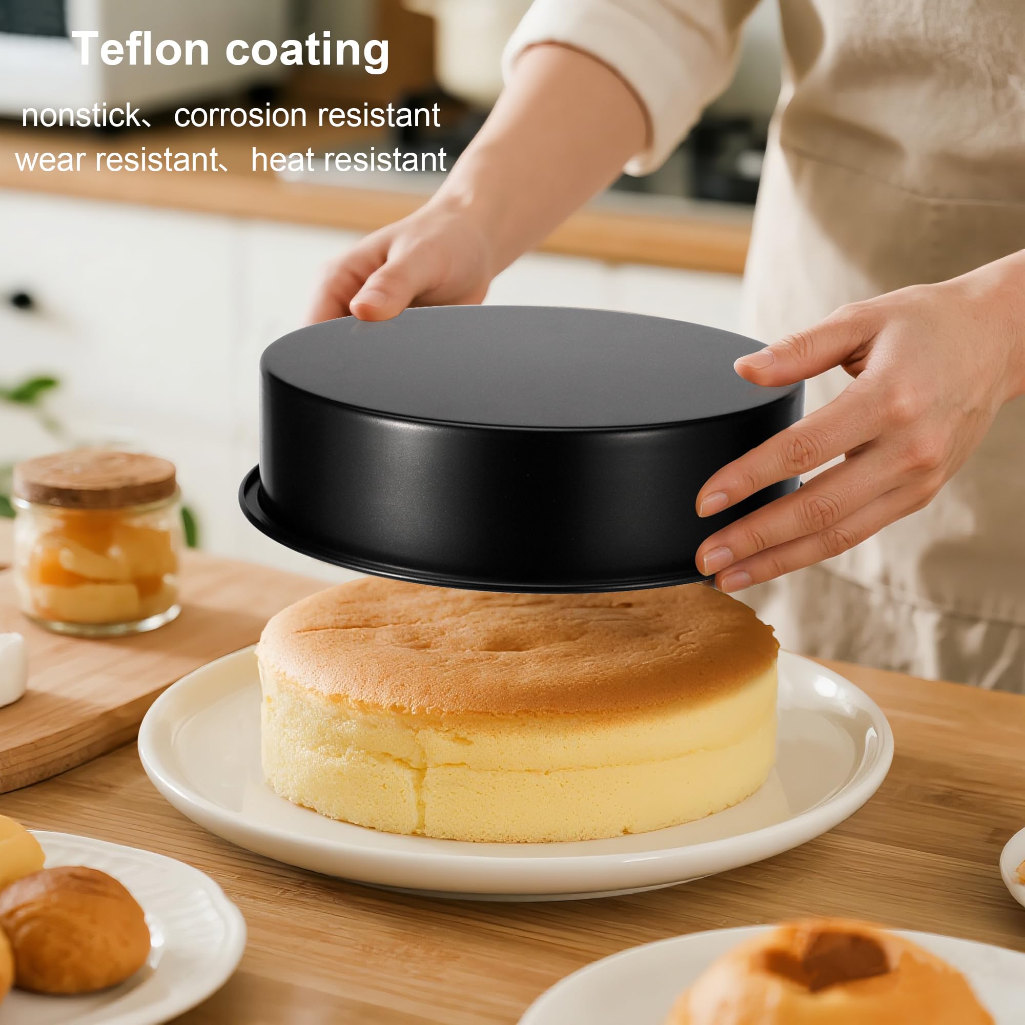 AWTBDP non-stick coating enables easy release of baked goods.