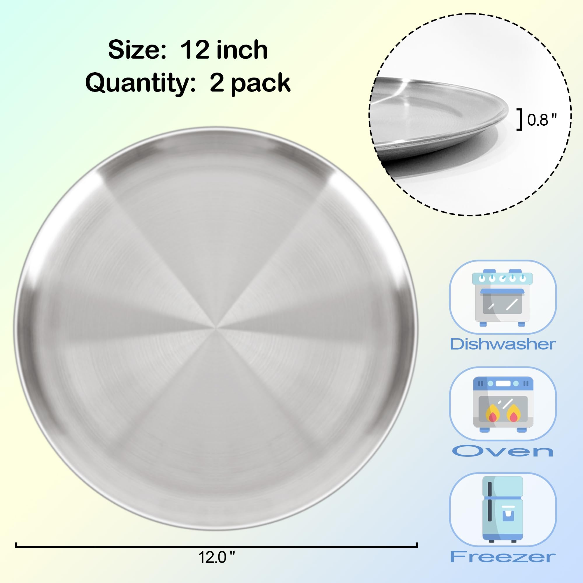 AWTBDP even-heat pan delivers uniform crust, every time.