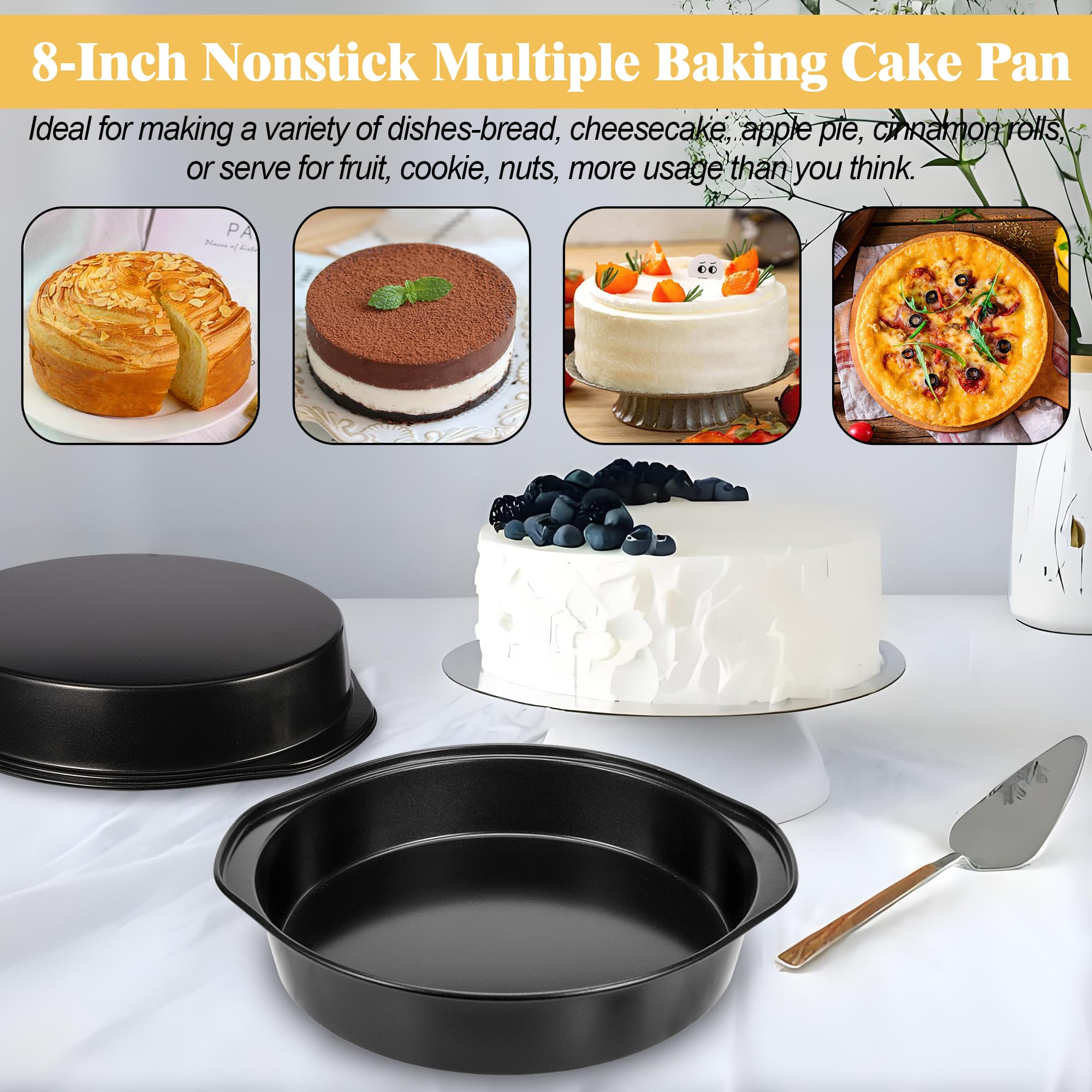 AWTBDP multi-use baking pan suitable for cakes, lasagna, and more