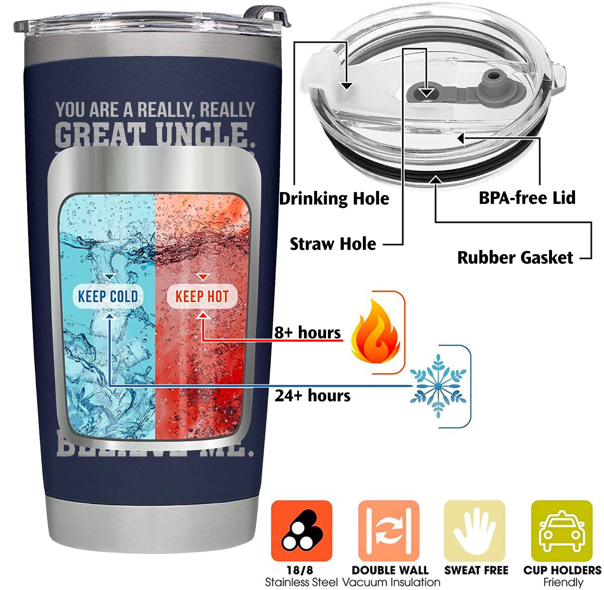 AWTHATMAZING outdoor-adventure tumbler ideal for hiking trips.
