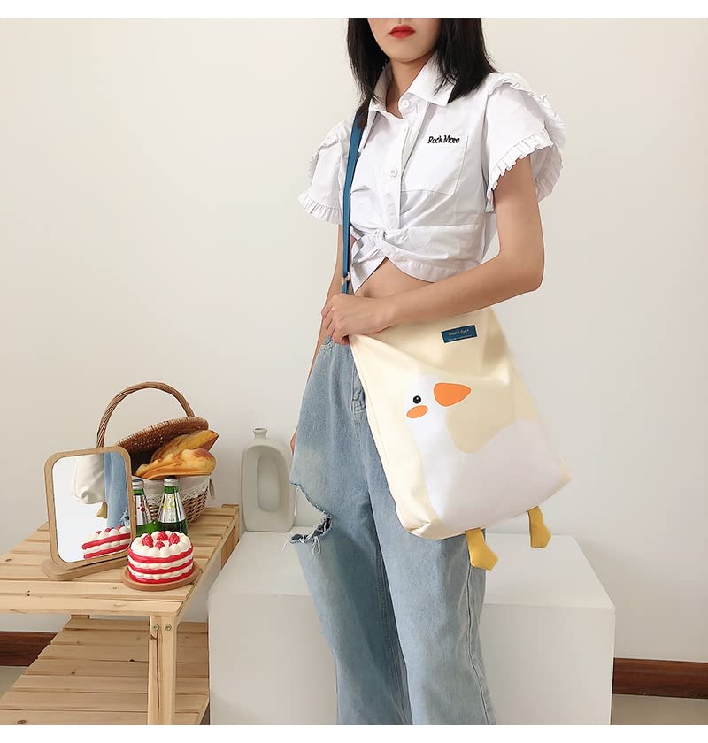 AWXZOM inside zipper pocket tote keeps small items secure.