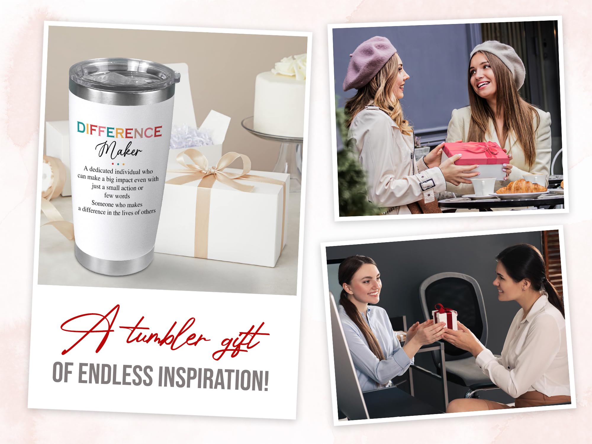 AXIARA gift packaging with tumbler conveys thoughtful Christmas gift idea.