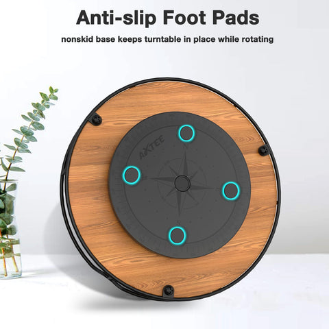 AXTEE Lazy Susan holds drinks and snacks neatly during gatherings