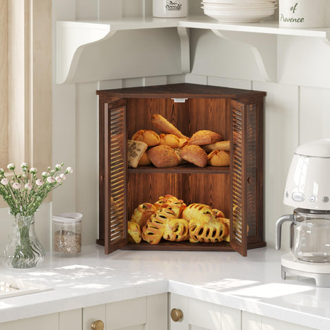 Aycarzcy bread box interior with 3-4 loaves capacity for homemade bread.