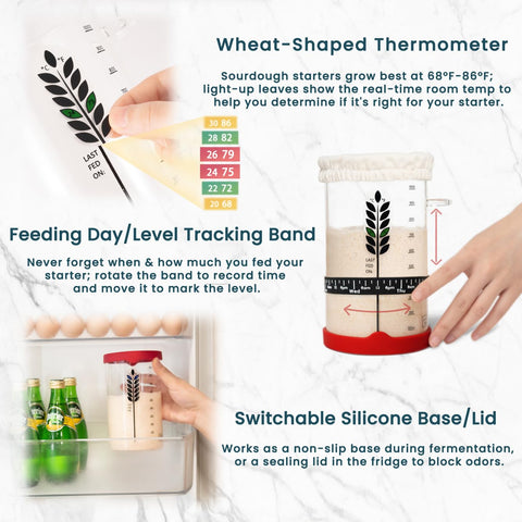 Ayerphalo measuring cups set provides precise dosing for reliable results.