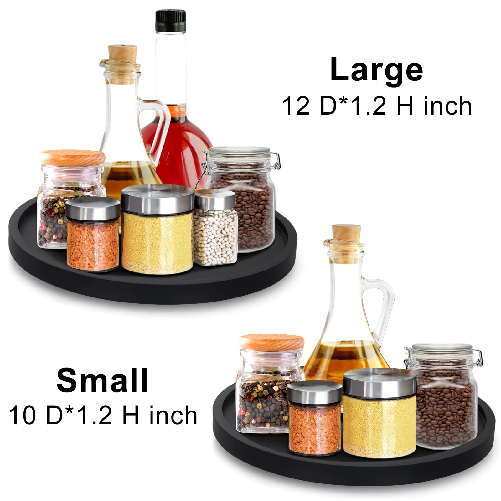 Ayiaren Lazy Susan for bathroom, vanity, or office storage needs.