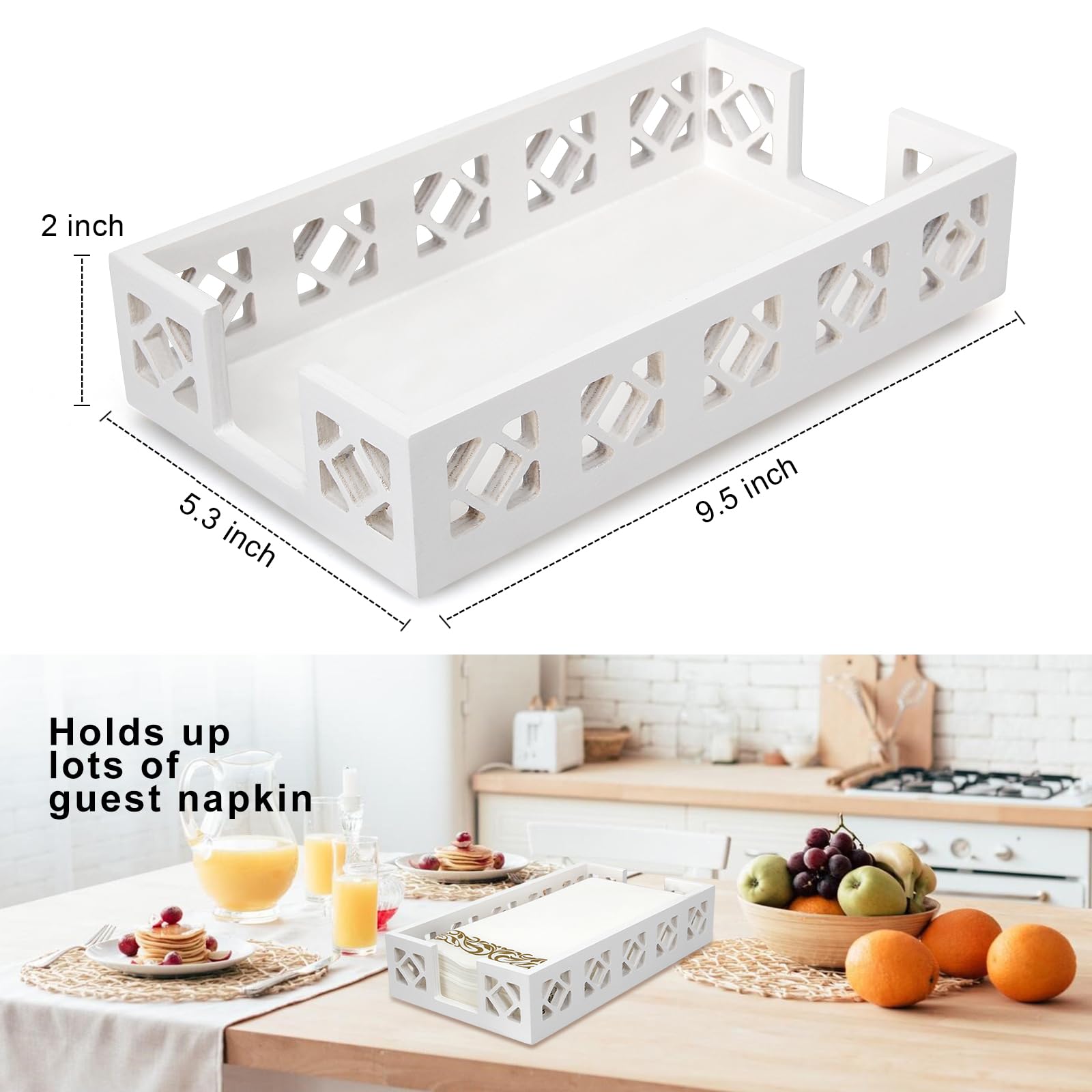 Ayiaren desk napkin tray helps reduce desk clutter.