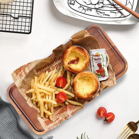 Ayiaren rustic acacia platter for food display and home styling.