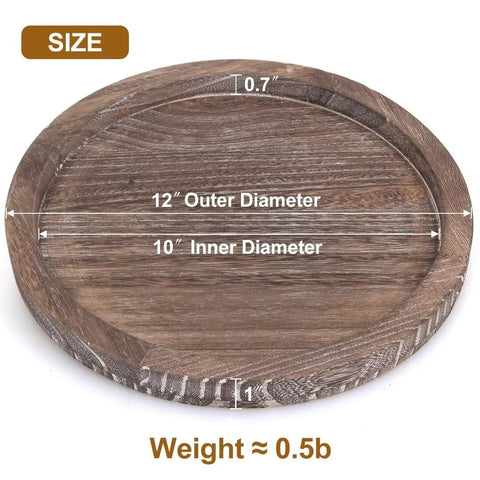 Ayiaren wooden tray lightweight yet sturdy for compact spaces.