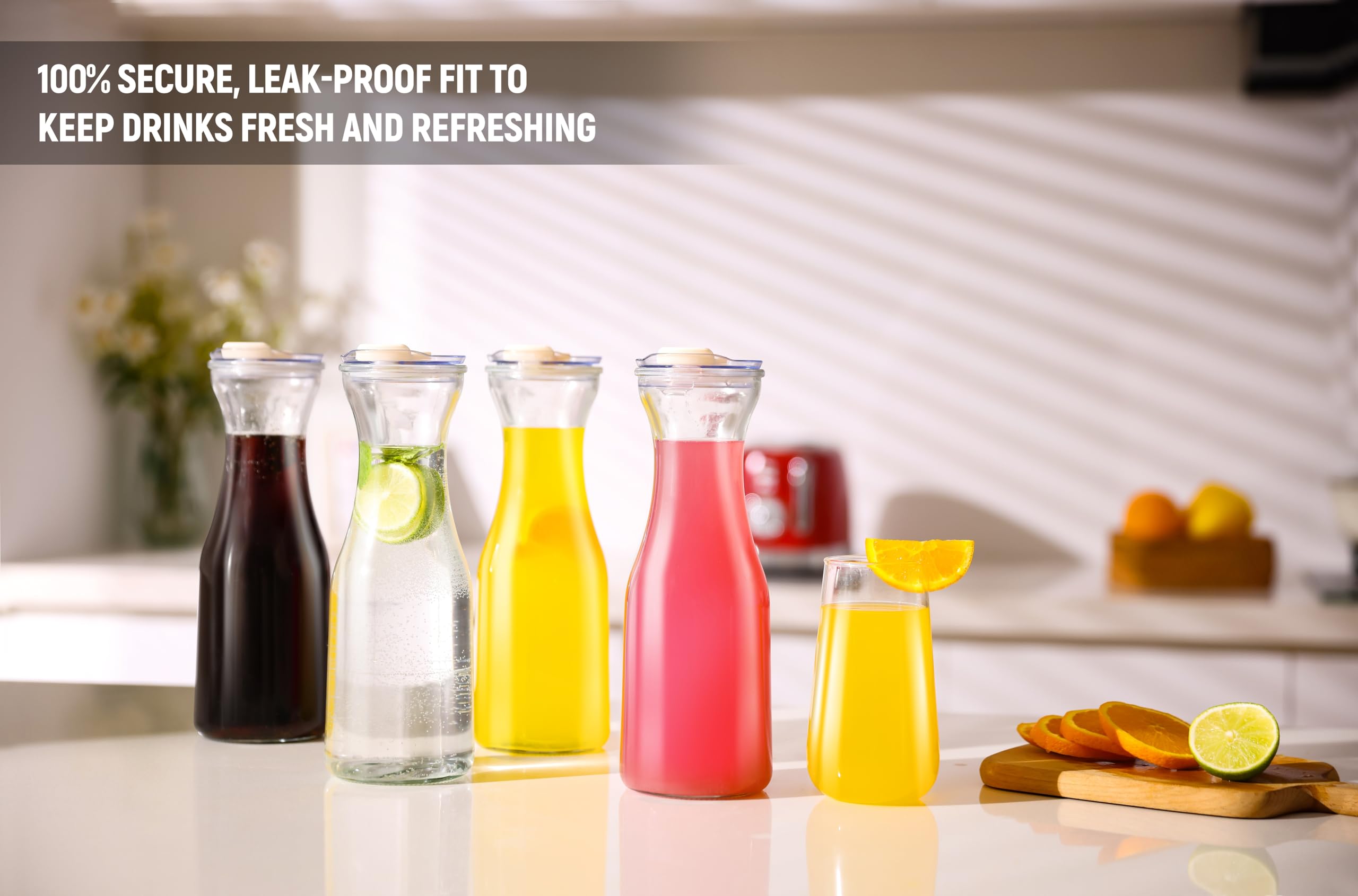 AYL versatile glass serveware for water, juice, tea