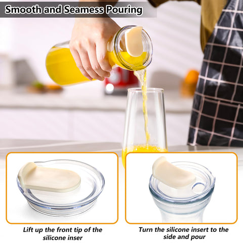 AYL carafe with pour spout for mess-free serving