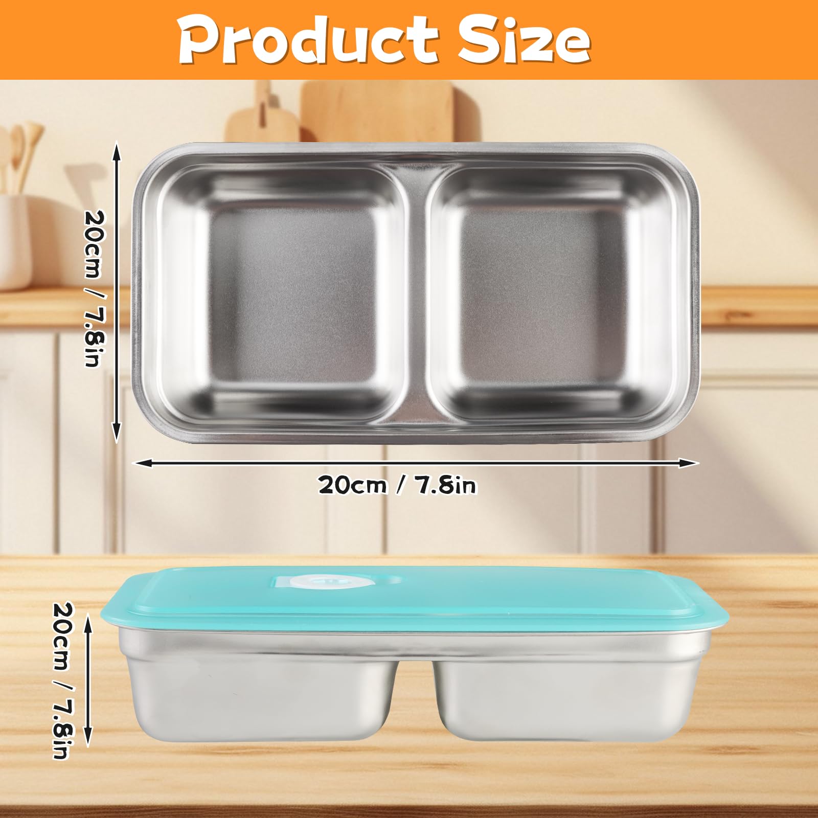 Ayland leak-proof lid design prevents spills for portable lunches and dips.