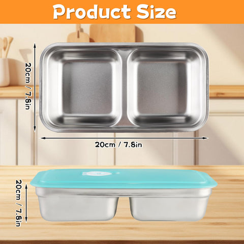 Ayland leak-proof lid design prevents spills for portable lunches and dips.