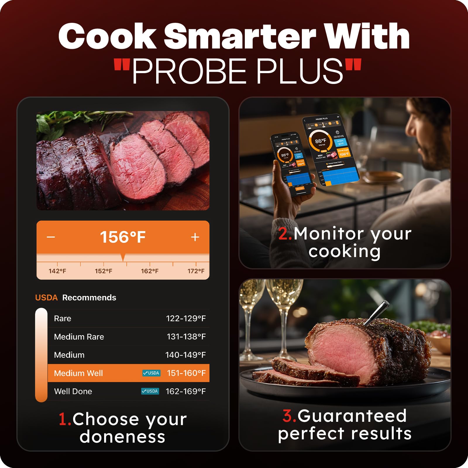 AYMDKI app interface showing guided presets for easy cooking.
