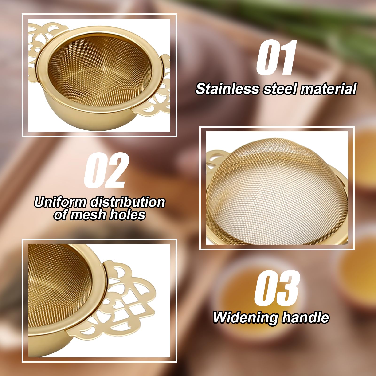 Aynaxcol crown-pattern double-wing handles provide secure grip during brewing