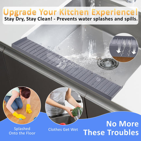 AyNirser heavy-duty silicone edge protector shields stainless steel and stone surfaces.