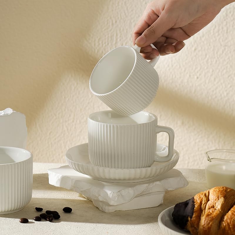 AYUCIA durable porcelain mugs designed to resist tarnish over time