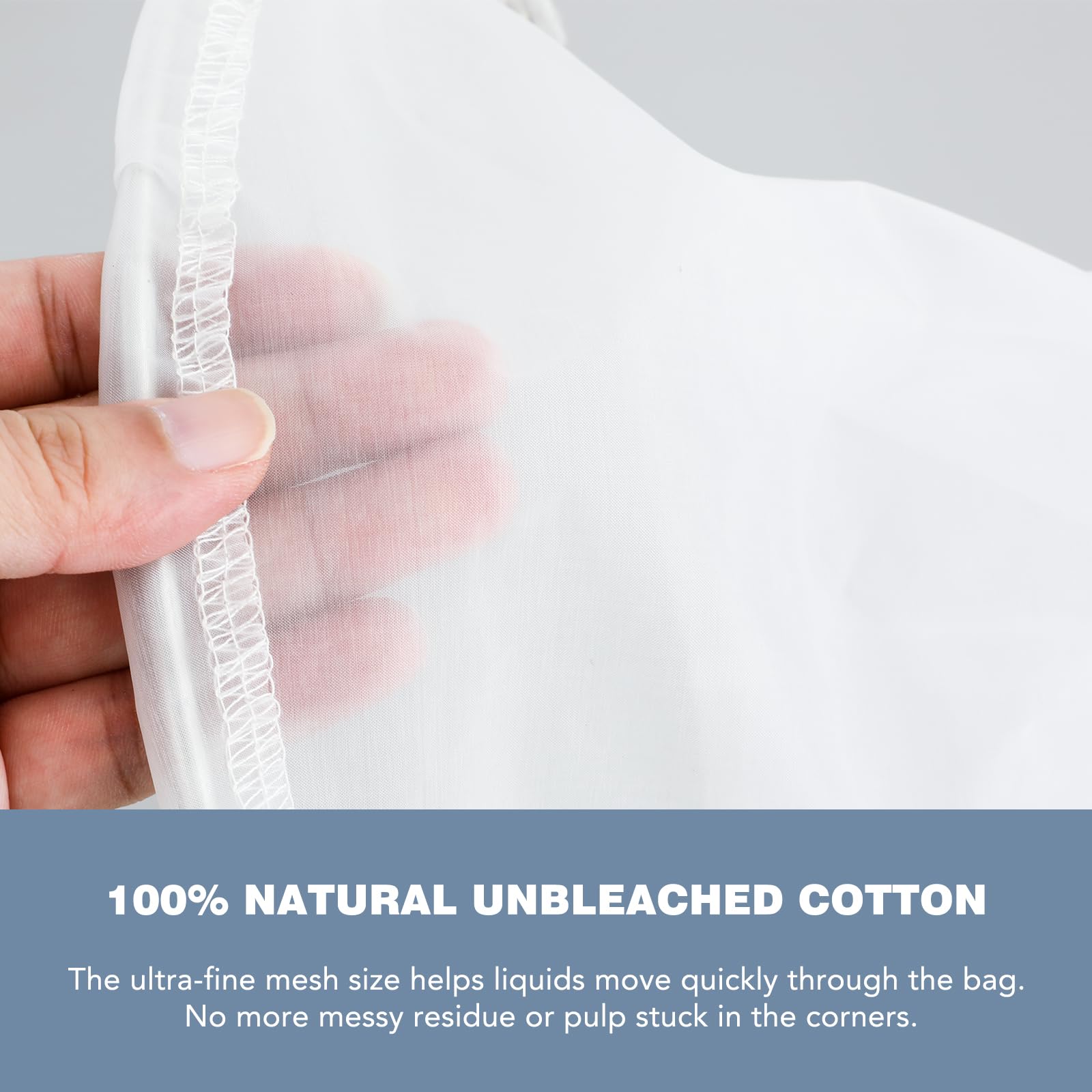 AYUSEB cone-filter-bag-frame-attachment shows secure setup with folding arms for hands-free filtering.