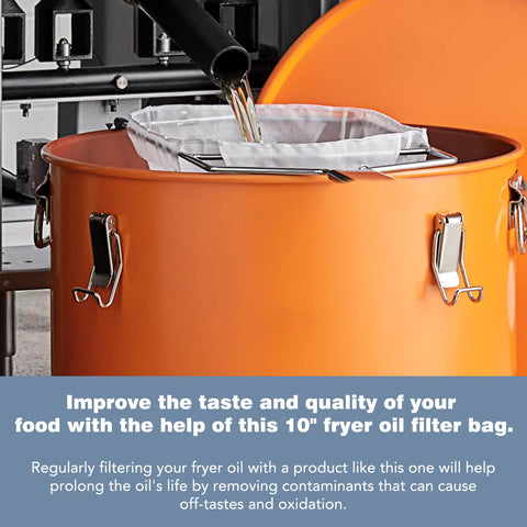 AYUSEB cone-filter-folding-arms-deep-fryer enables stable setup for easy pouring.